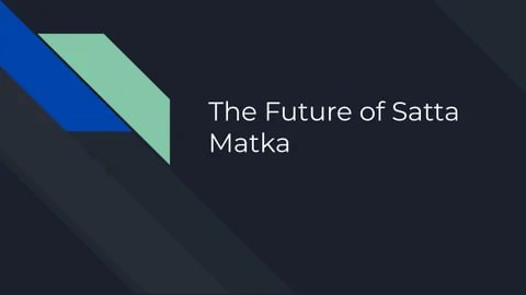 The Future of Satta Matka- Digital Transformation 